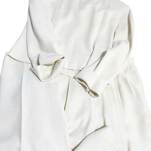Christian Dior Vintage Jacket Size 6 Slacks Size 8 Cotton Linen Button Elegant - Picture 5 of 15
